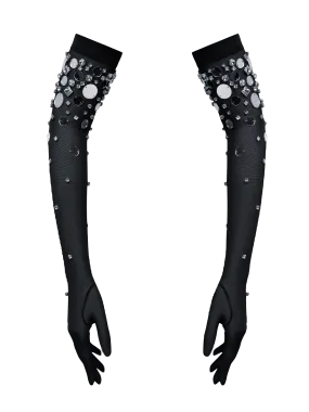 Opera-Length Embellished Gloves